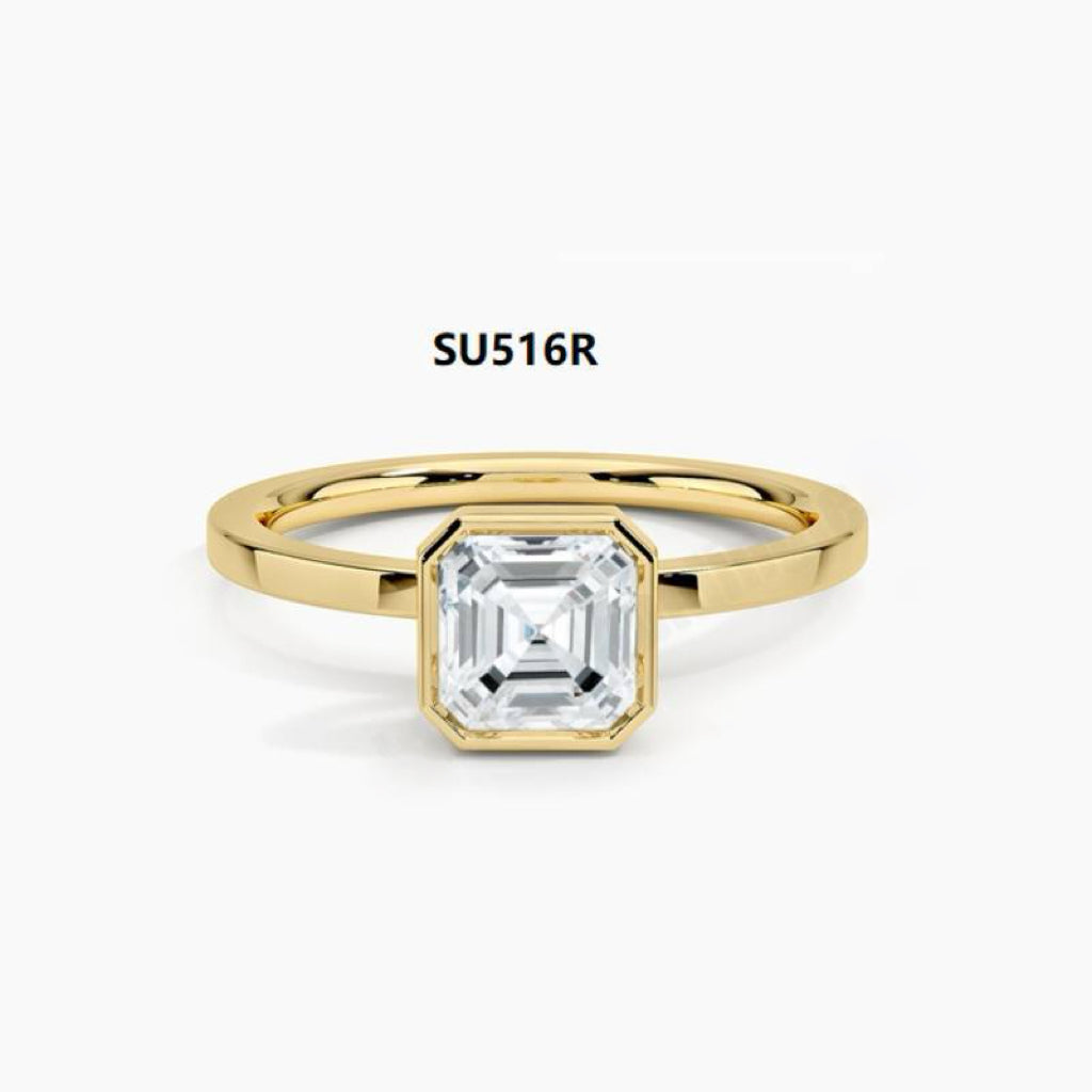 925 Sterling Silver Wedding Ring Set with 1-Carat Moissanite - Best-Selling Ring