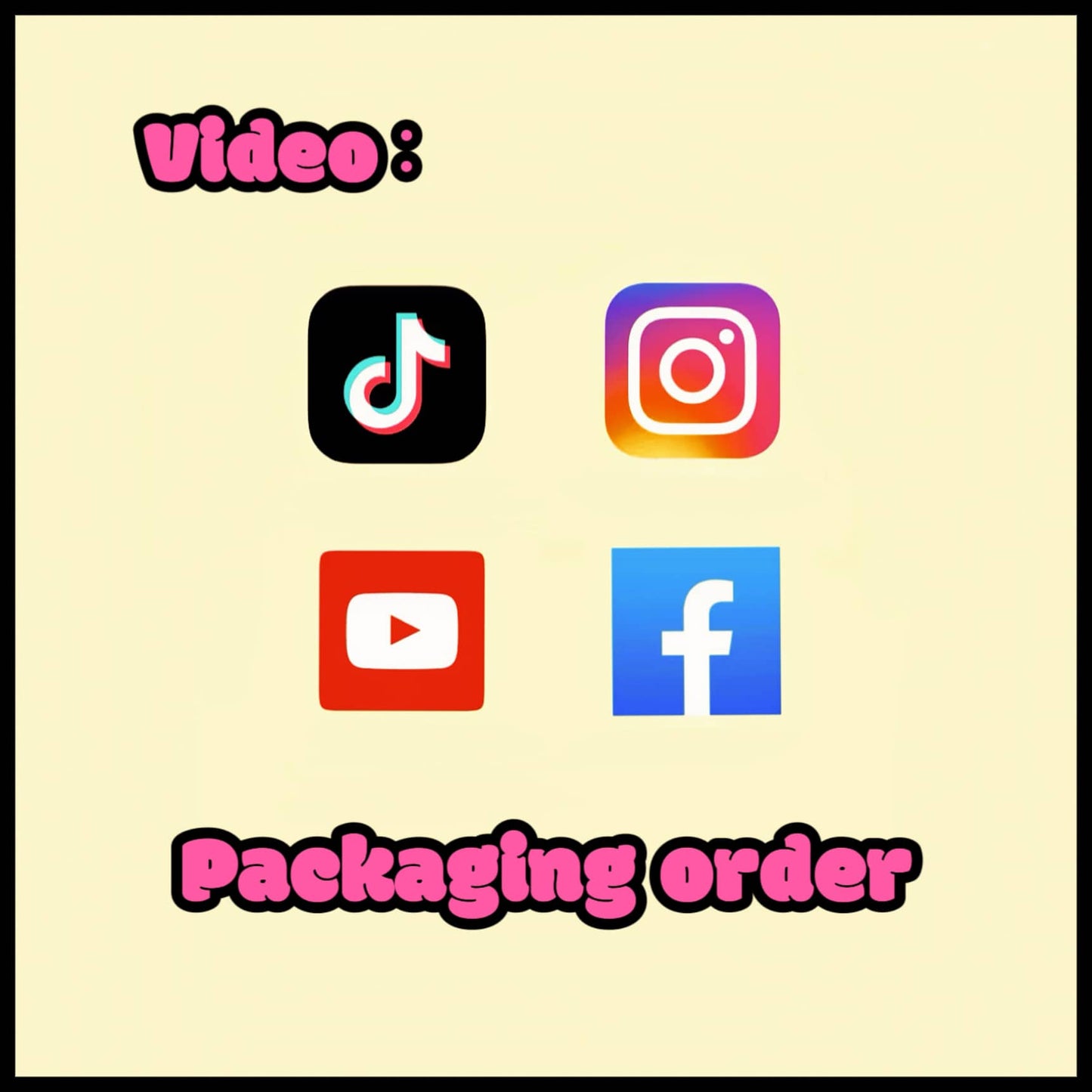 Order Packaging Video