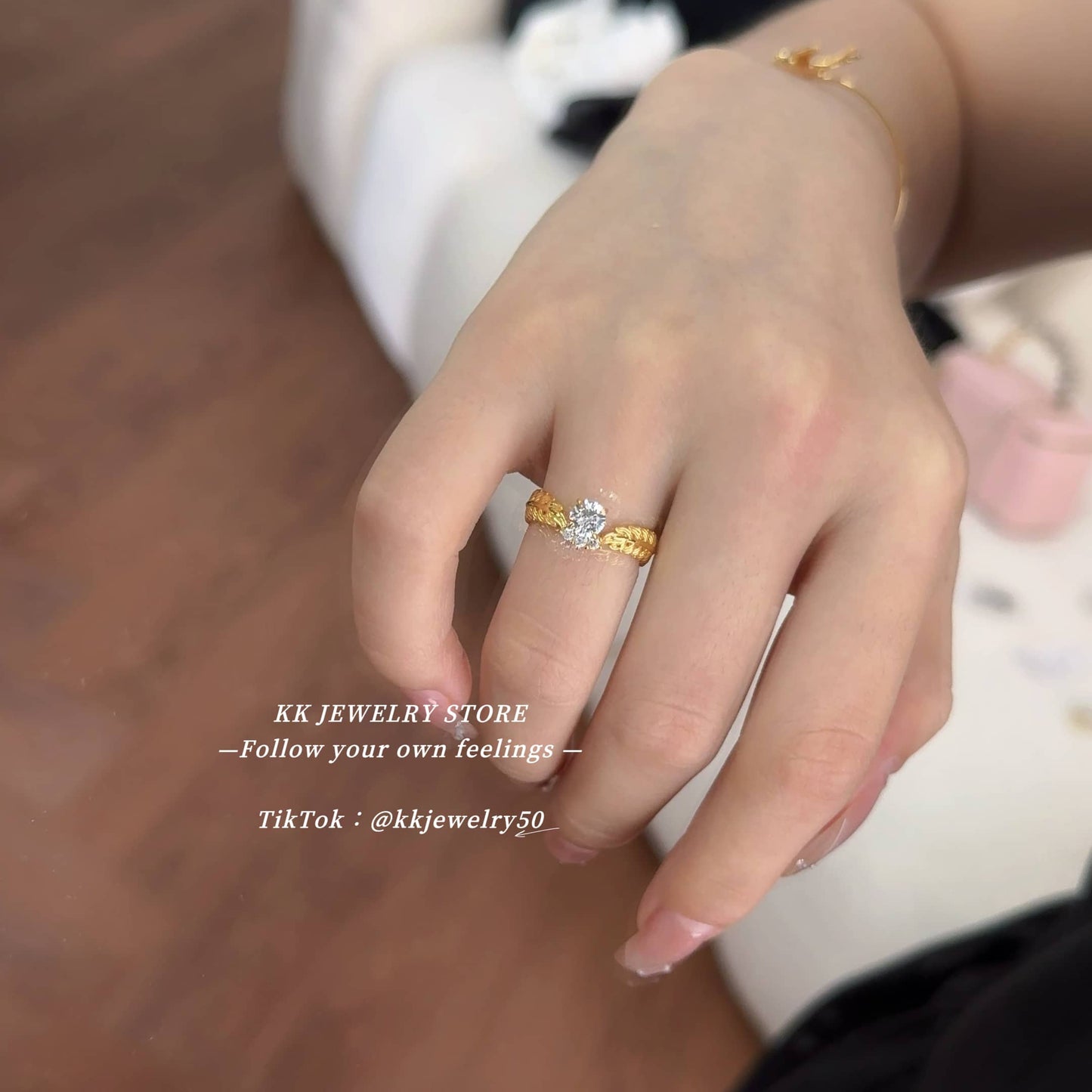 Fingertip Genie~ S925 Silver-plated 50-cent Wheat Ear Ring