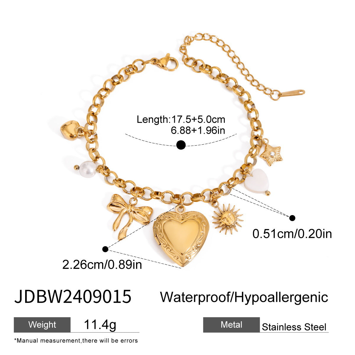 Stainless steel love pendant collarbone chain necklace