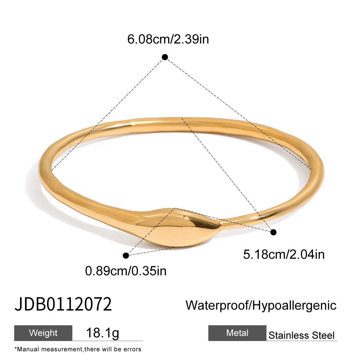 Stainless steel snake bracelet