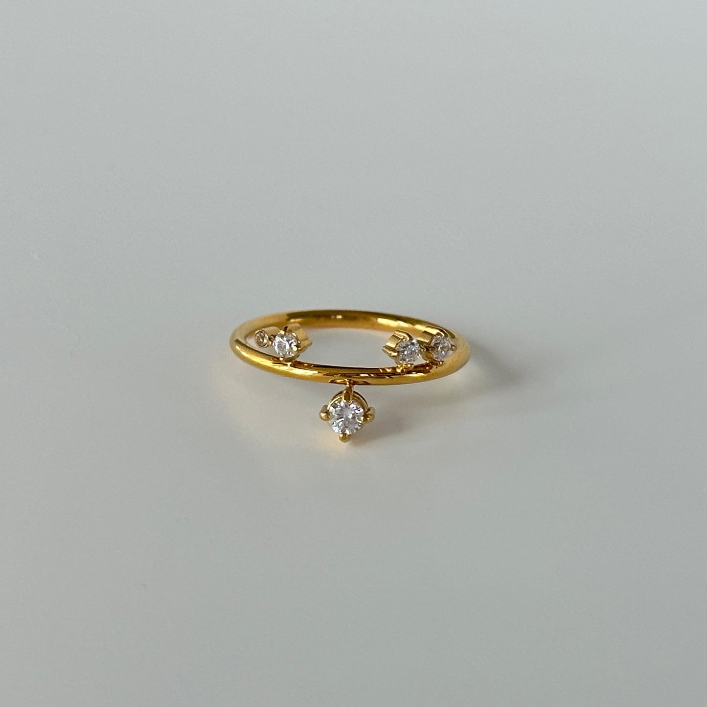 Simple Snowflake Titanium Steel Ring