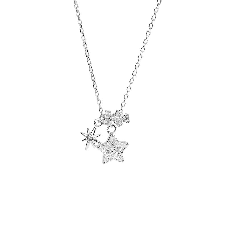 S925 Sterling Silver Sweet Star Necklace