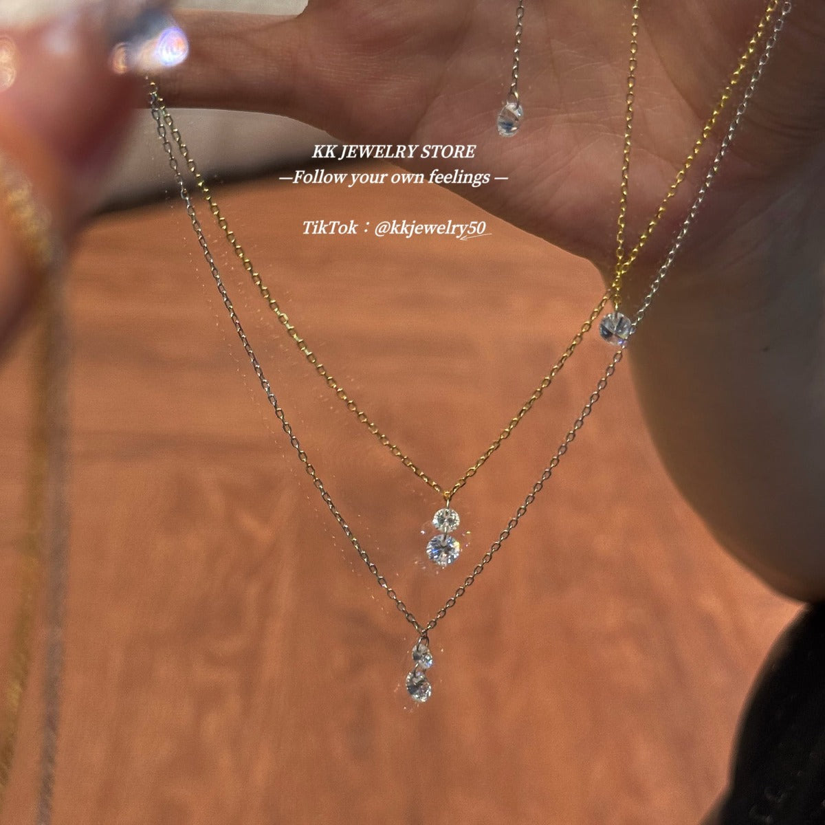 S925 Sterling Silver Oval Water Drop Pendant Necklace