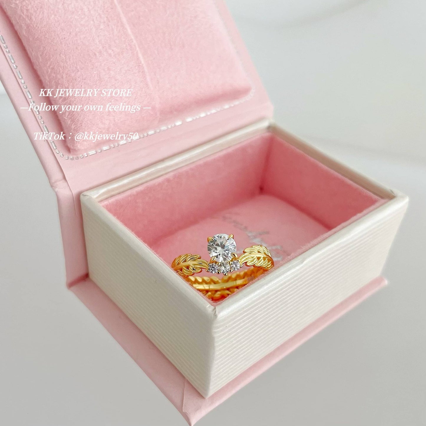 Fingertip Genie~ S925 Silver-plated 50-cent Wheat Ear Ring