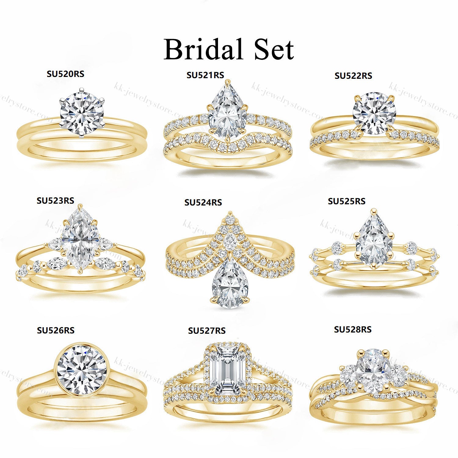 925 Sterling Silver Stackable 1-Carat Moissanite Wedding Ring