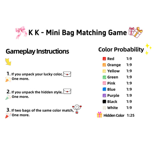 Mini Bag Matching Game