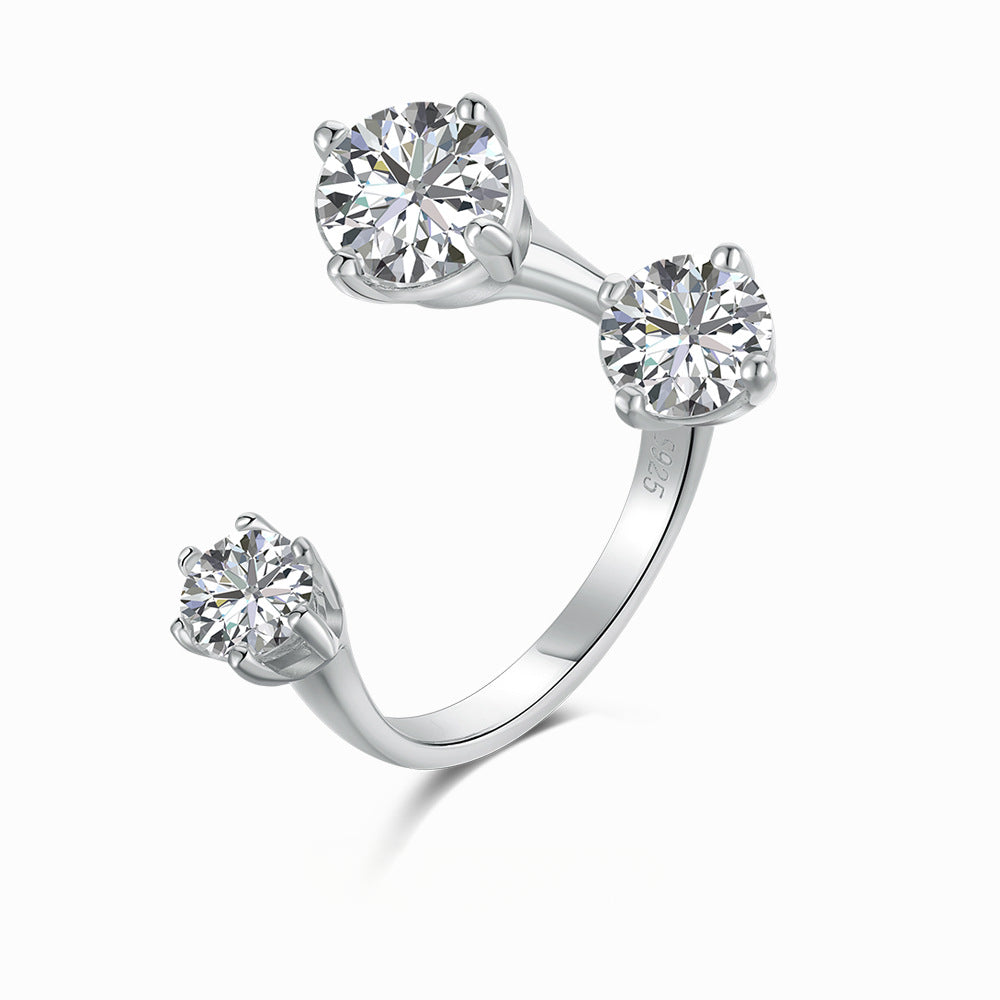 S925 Sterling Silver Design Wedding Ring