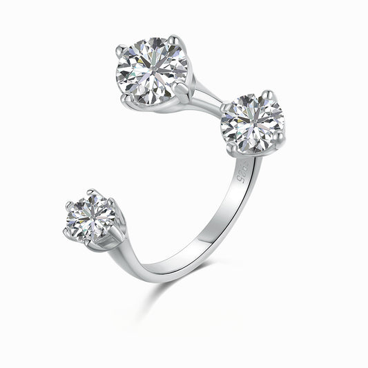 S925 Sterling Silver Design Wedding Ring