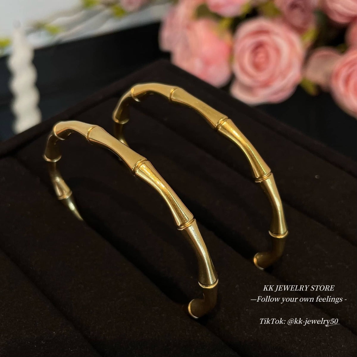 Growing Bamboo Opening Bracelet