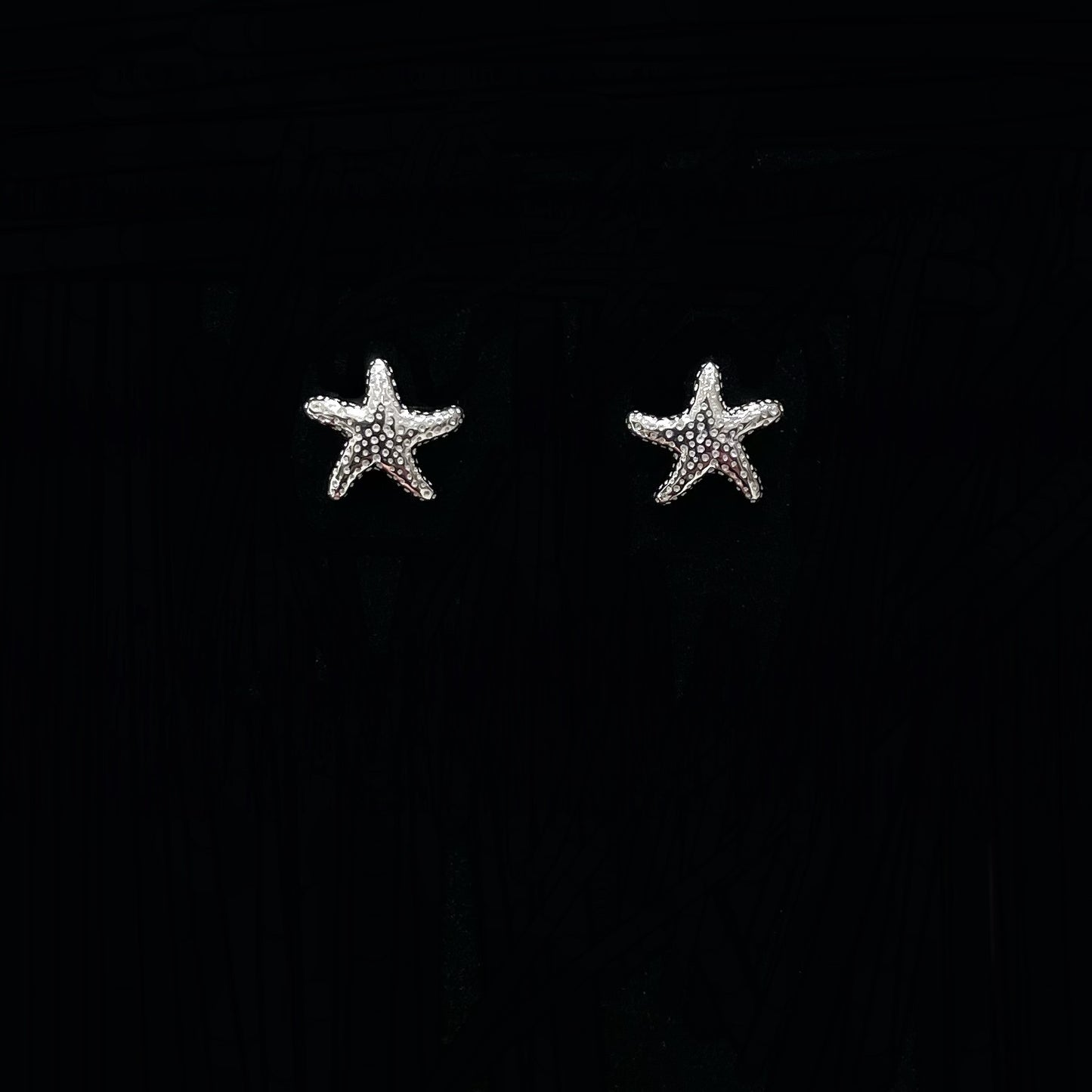 925 Silver Starfish Stud Earrings