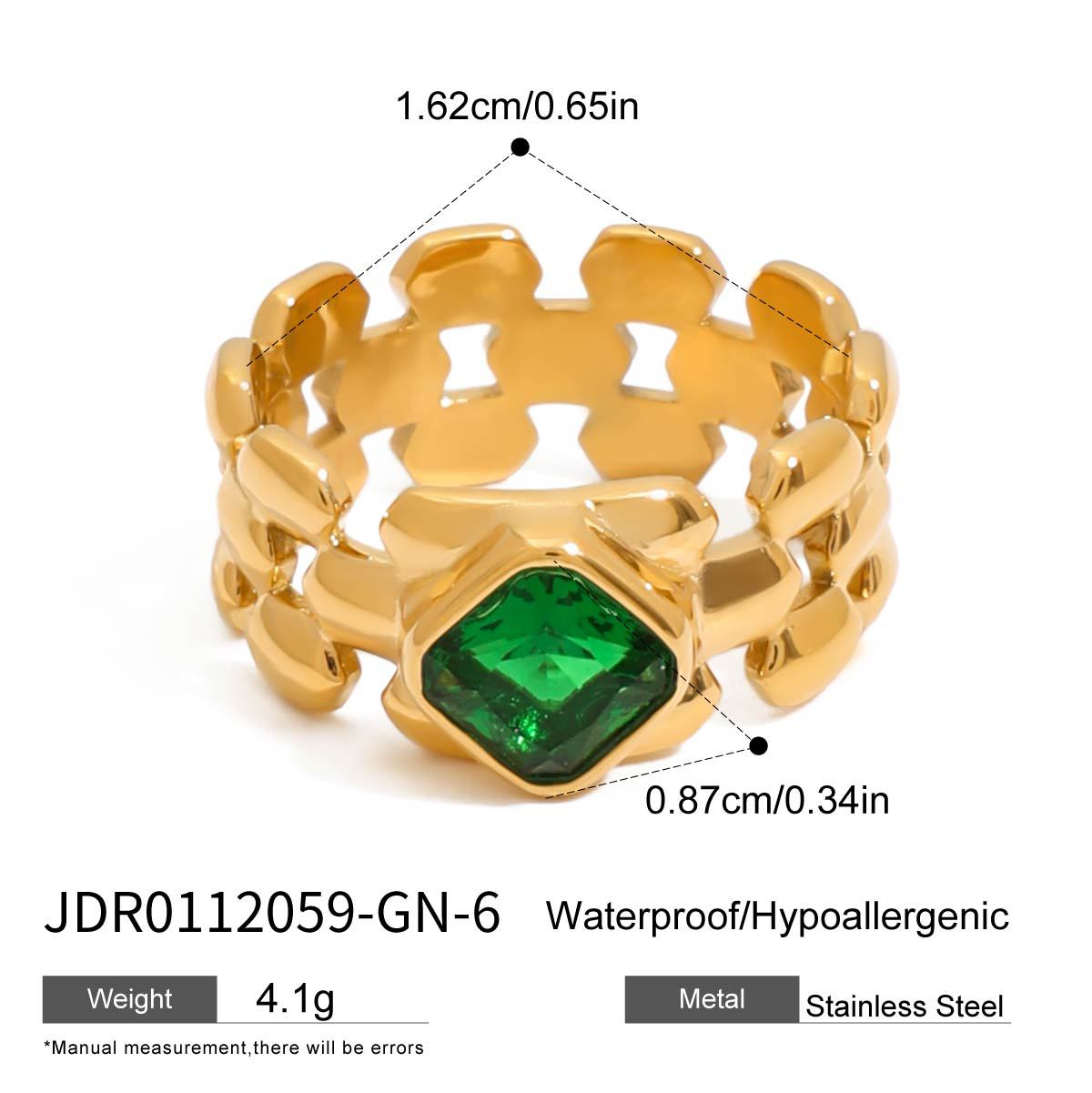 Titanium steel strap ring