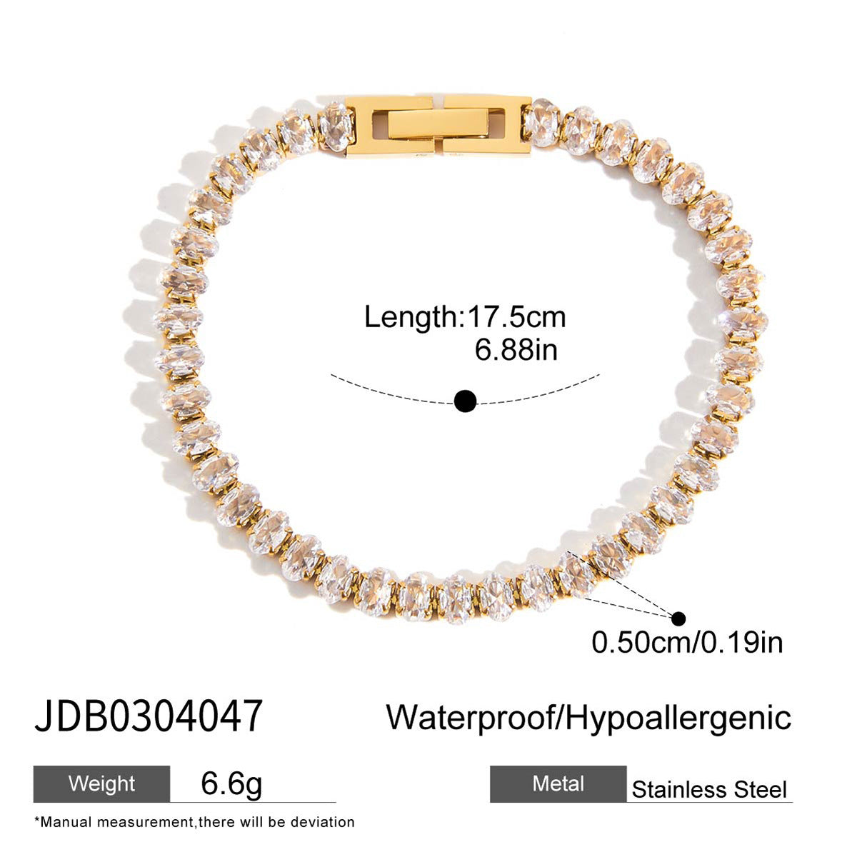 Zircon Tennis Bracelet