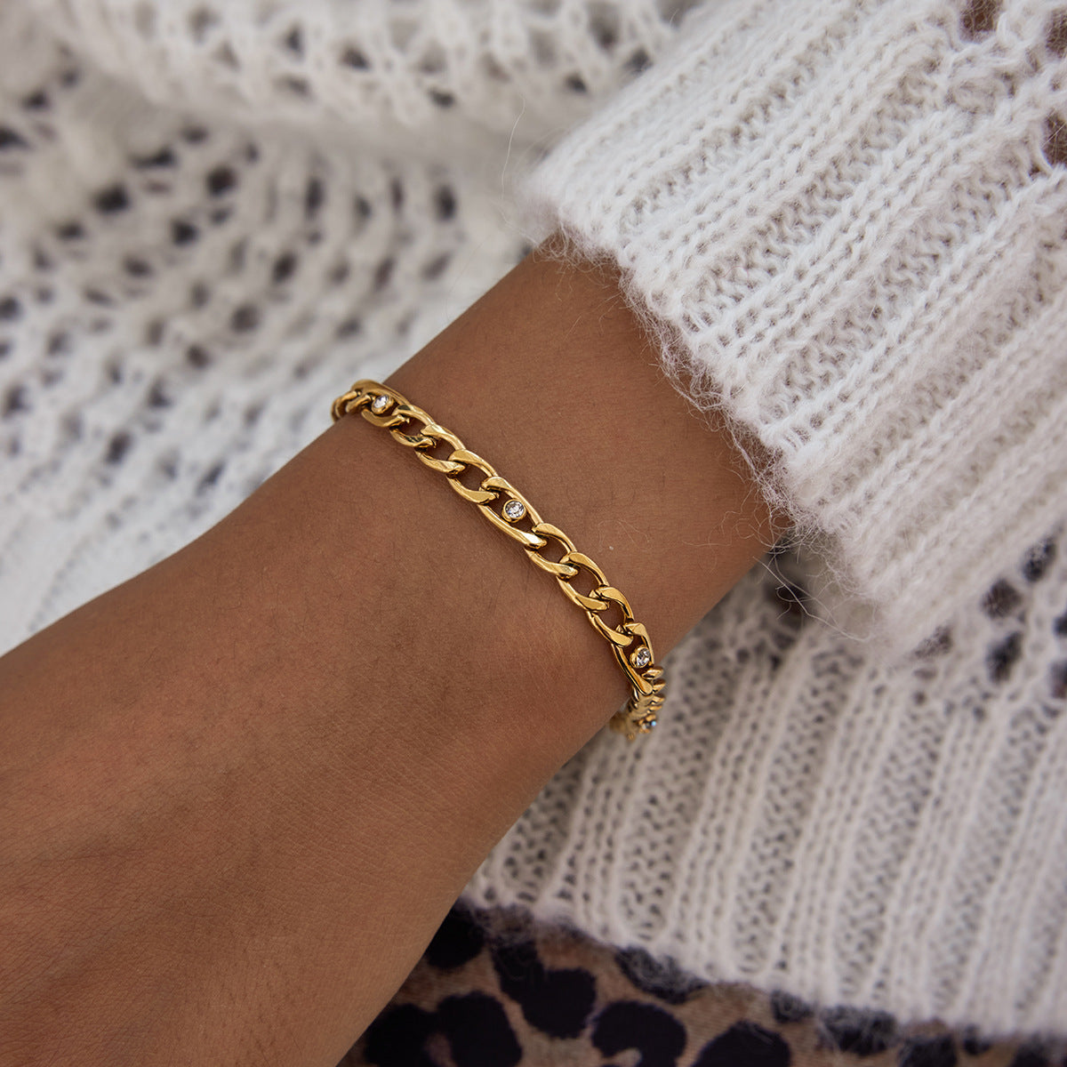 Titanium steel niche bracelet