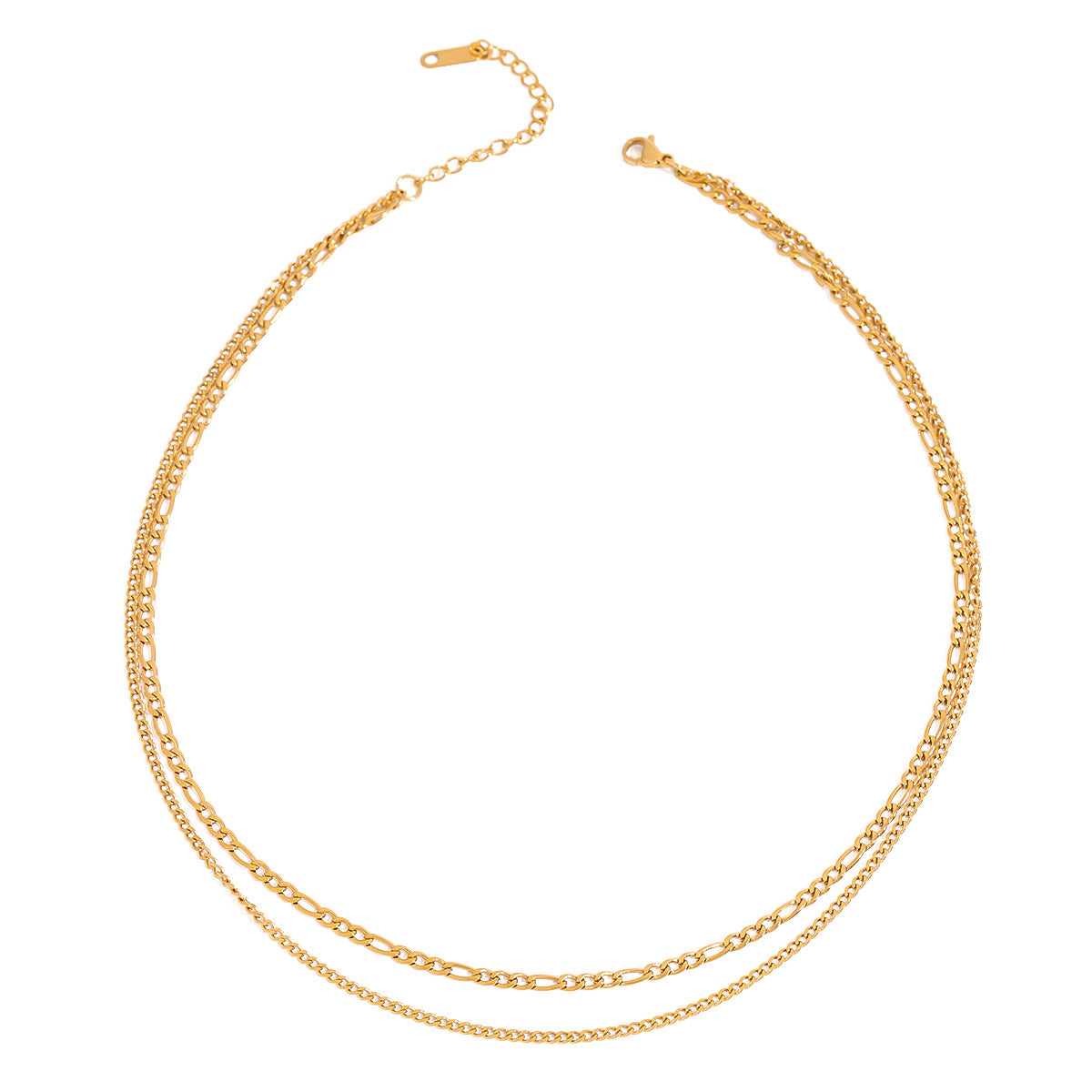 Do not fade and stack the titanium steel necklace.