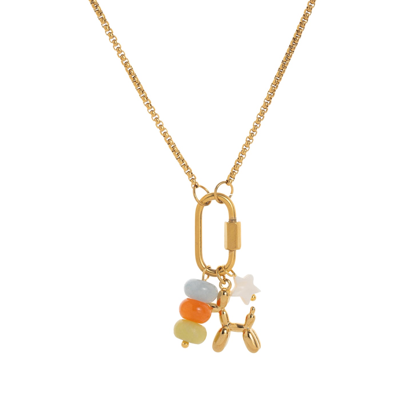 Color 12 Birthstone DIY Pendant Necklace