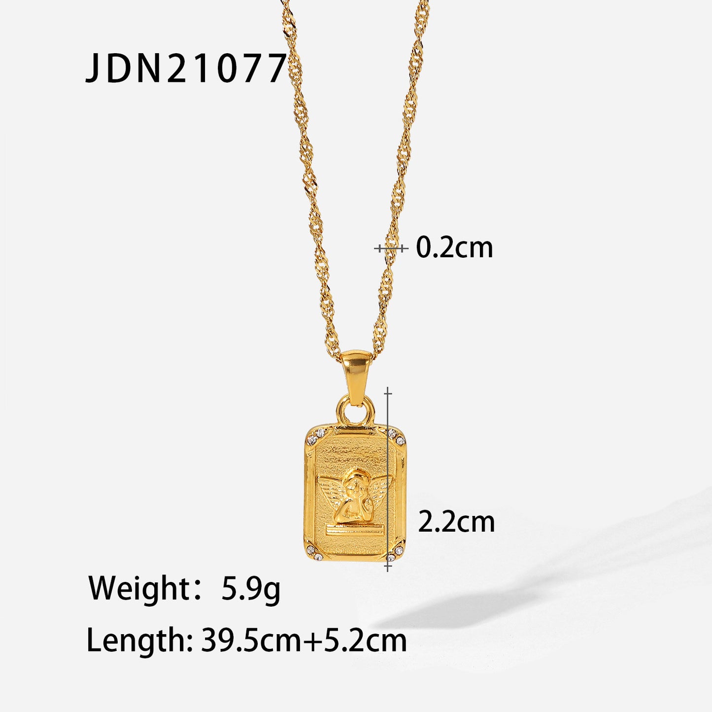 Coin round brand sweater chain necklace