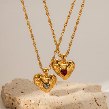 Titanium steel love hammer necklace
