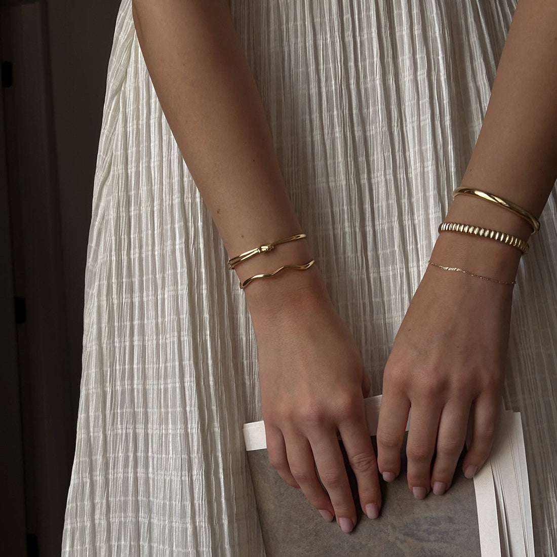 Stainless steel non-fading bracelet