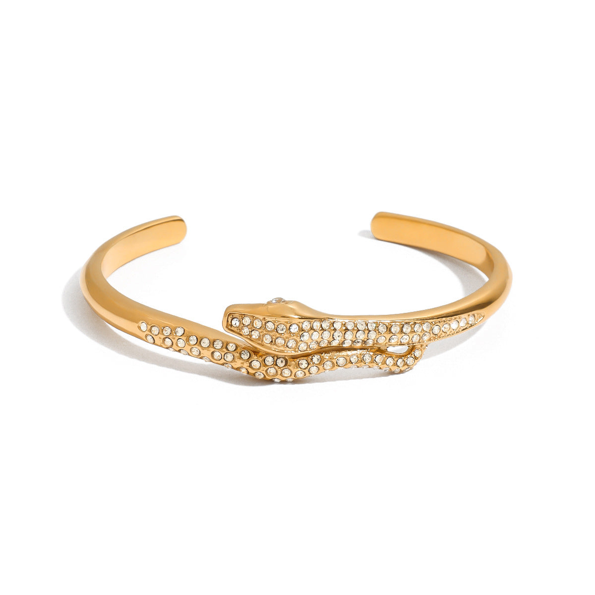 Stainless steel snake bracelet
