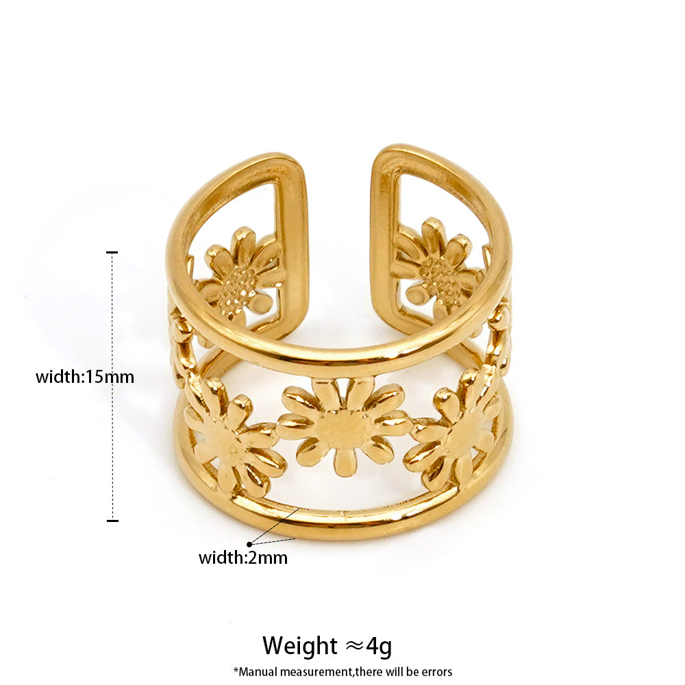 Stainless steel ring set