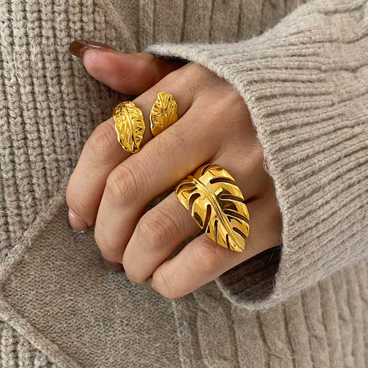 Stainless steel leaf opening ring