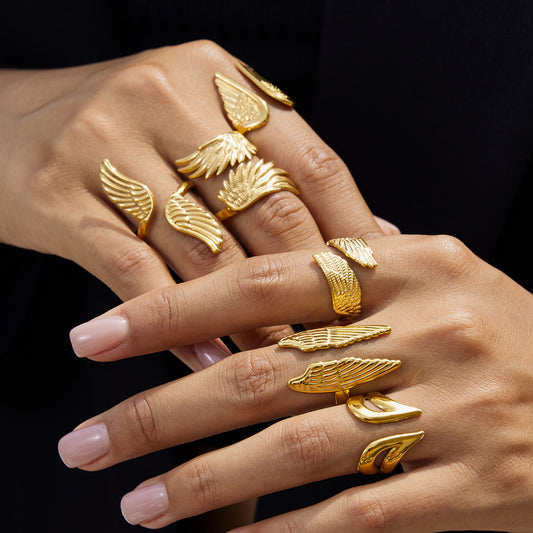 Wing titanium steel ring