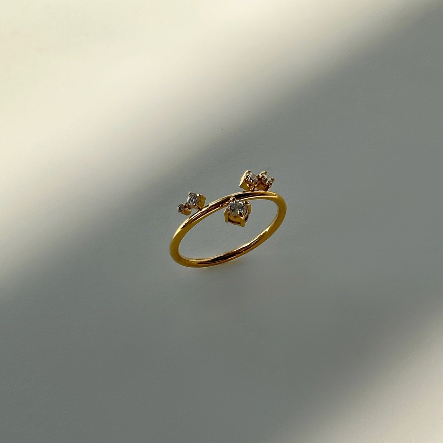 Simple Snowflake Titanium Steel Ring