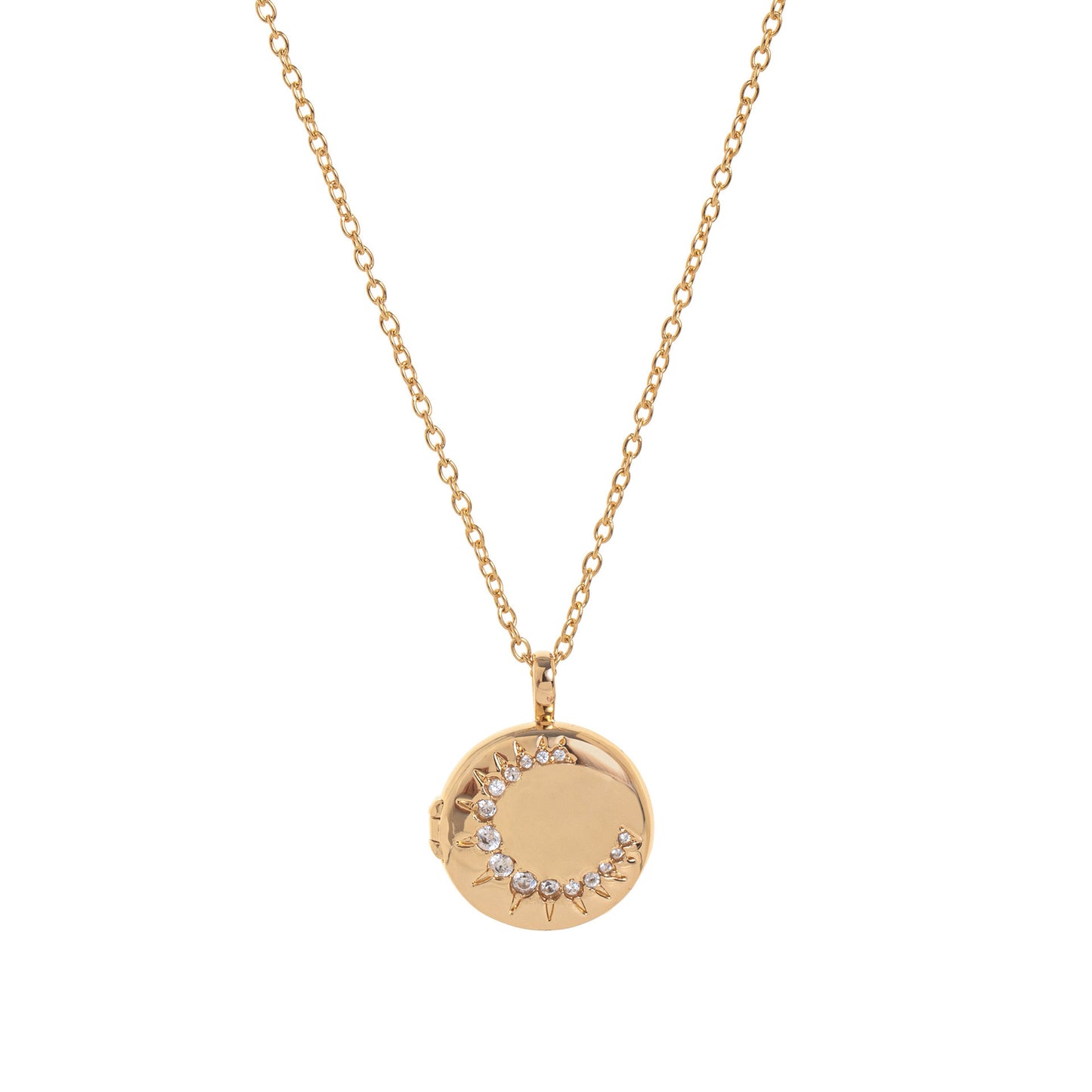 Butterfly shell photo frame necklace can be opened and closed.