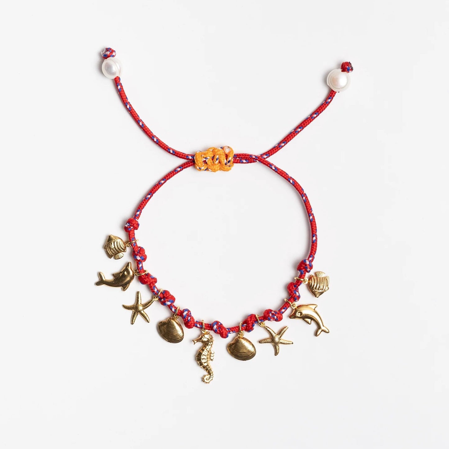 DIY pendant braided rope bracelet