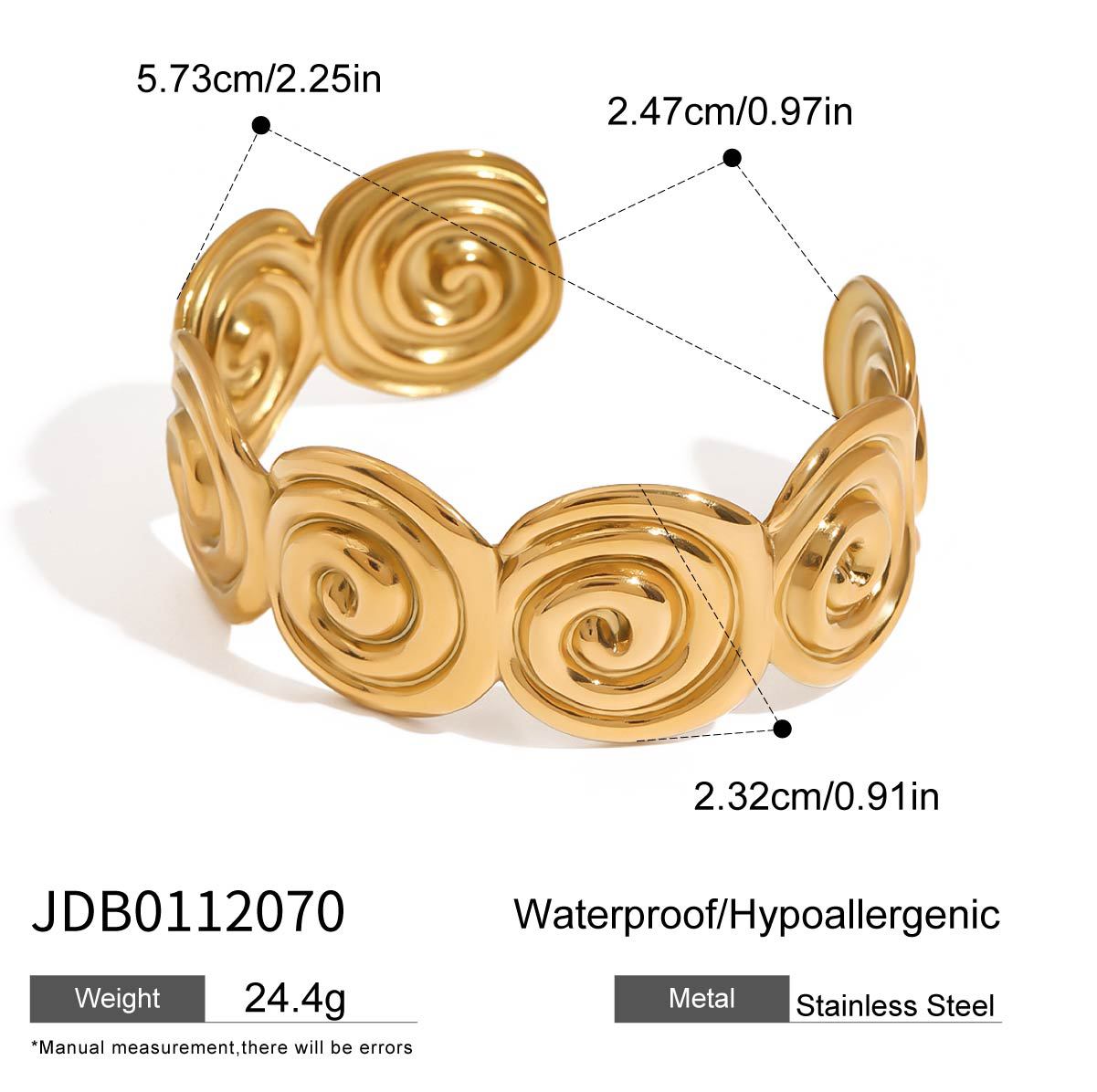 Titanium steel conch bracelet