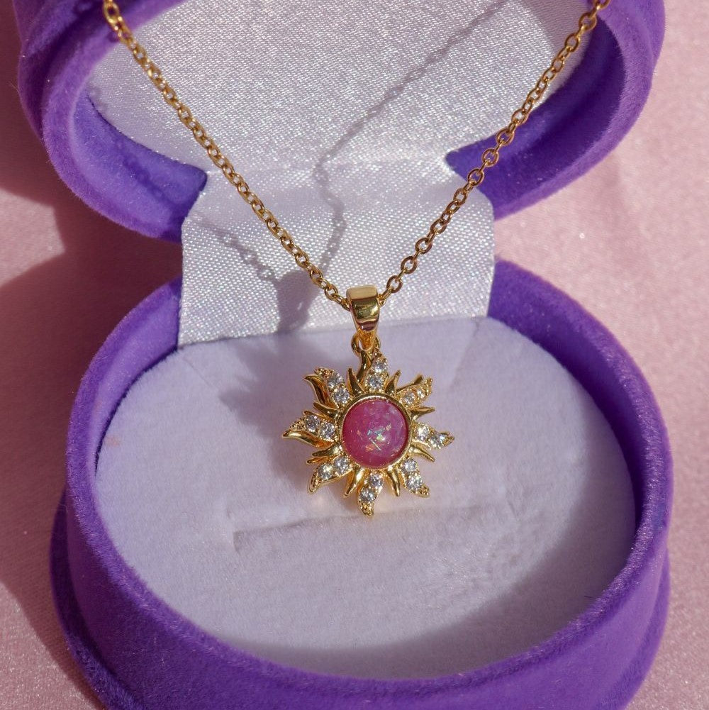Barbie Opal Opal Pendant Necklace