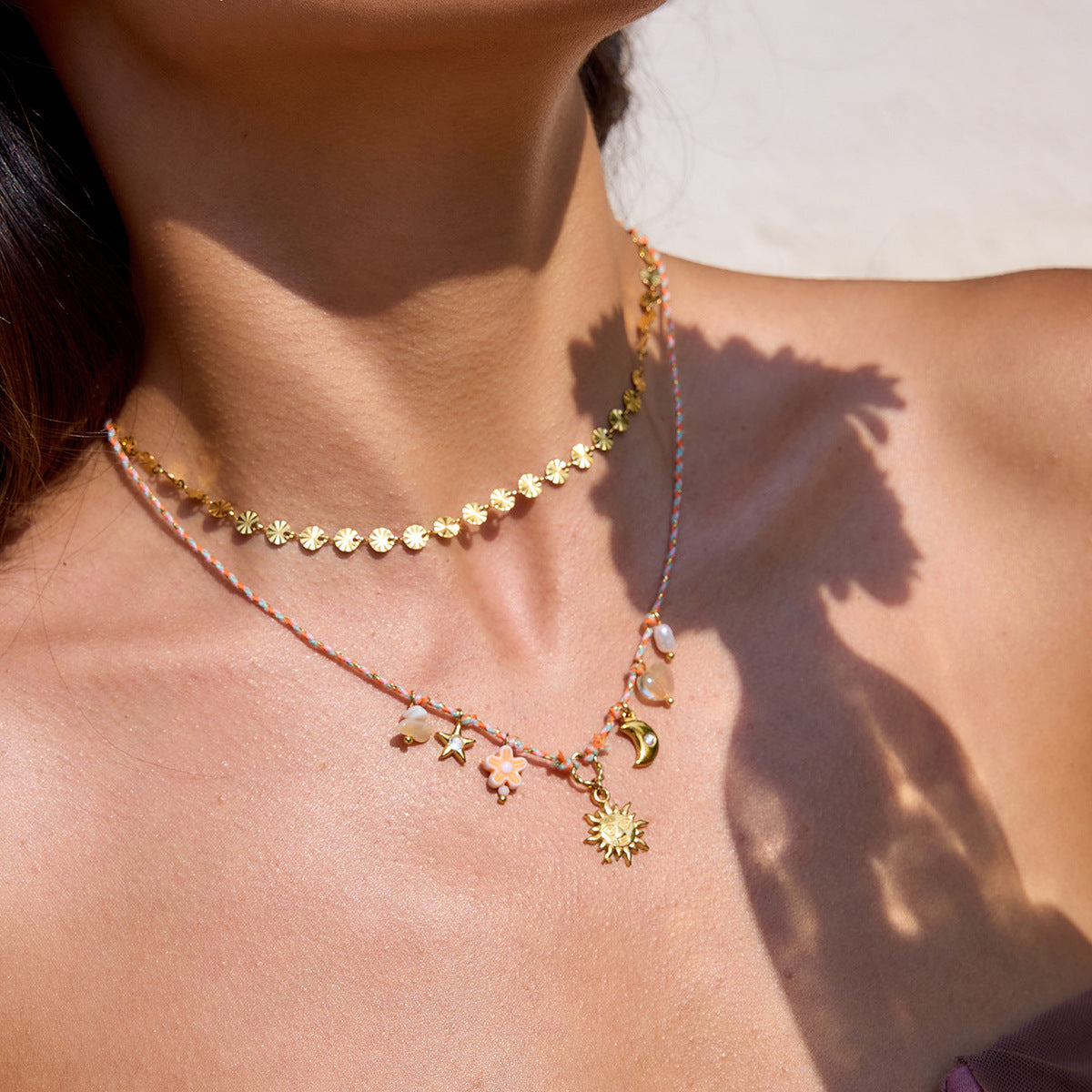 Stainless steel simple necklace