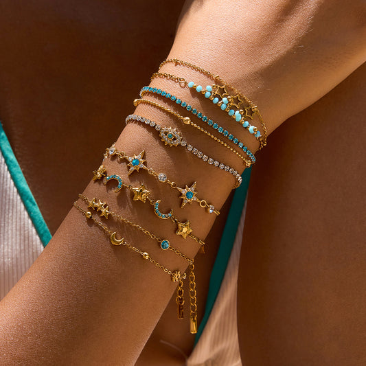 Design Sense Star Mangxing Stainless Steel Bracelet