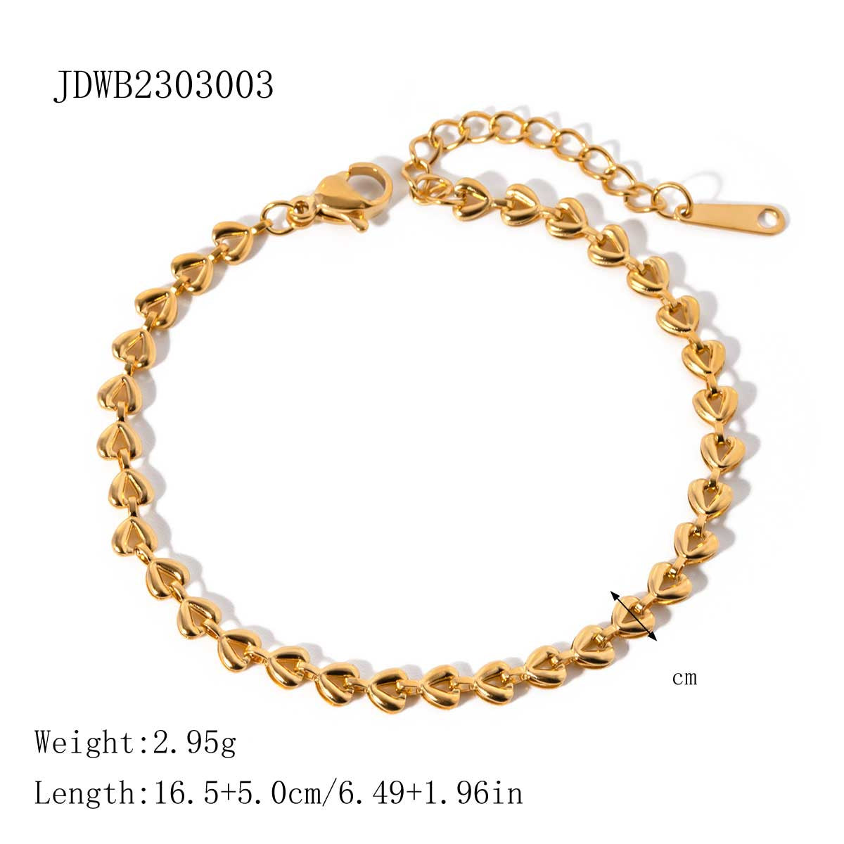 Zircon Love Double Bracelet
