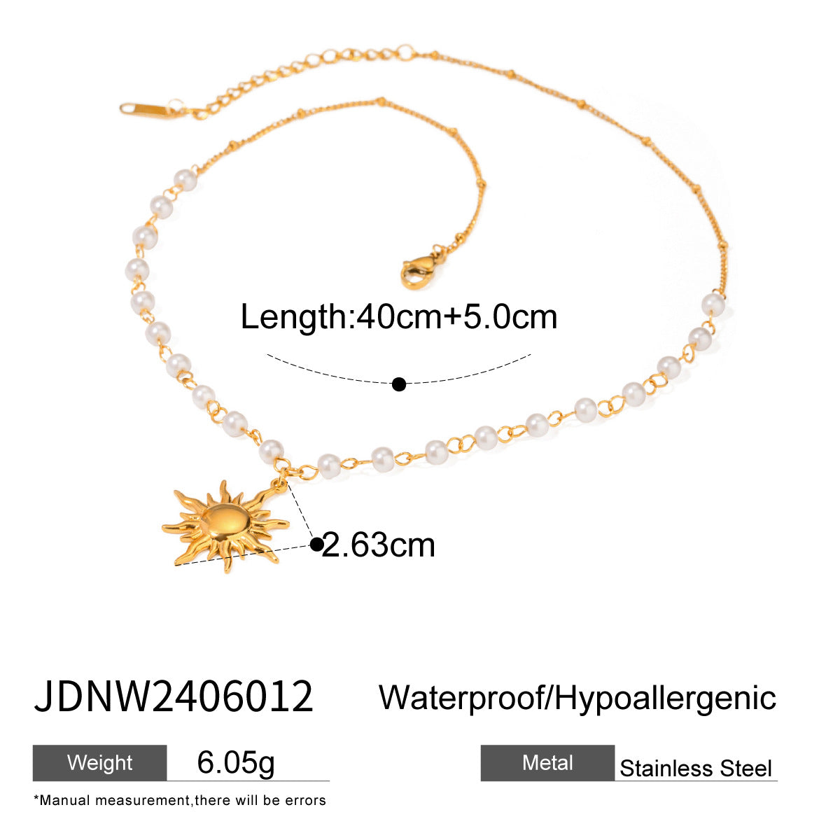 Star pendant stainless steel necklace