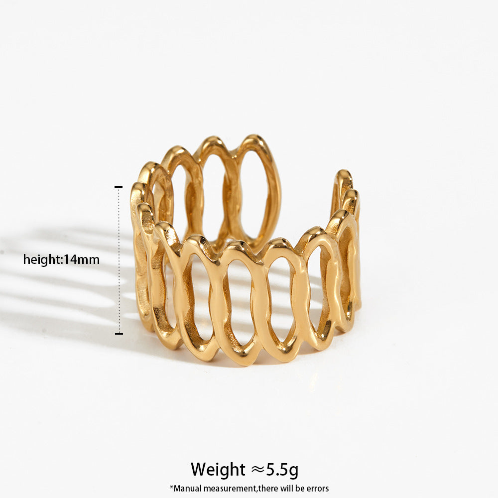 Stainless steel ring set