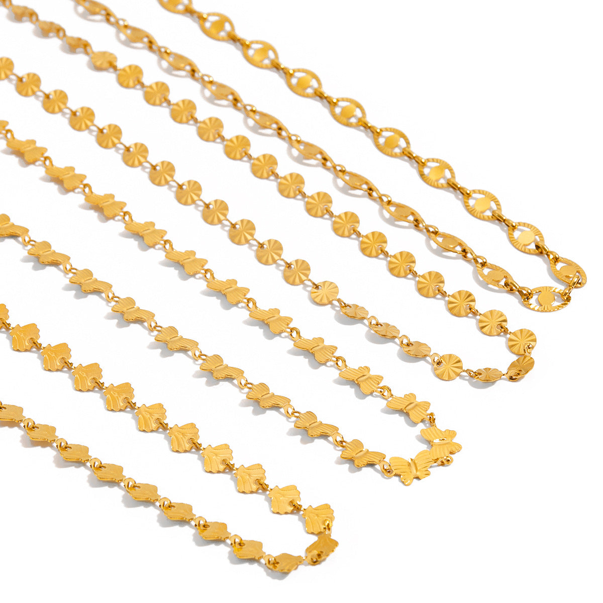 Stainless steel simple necklace