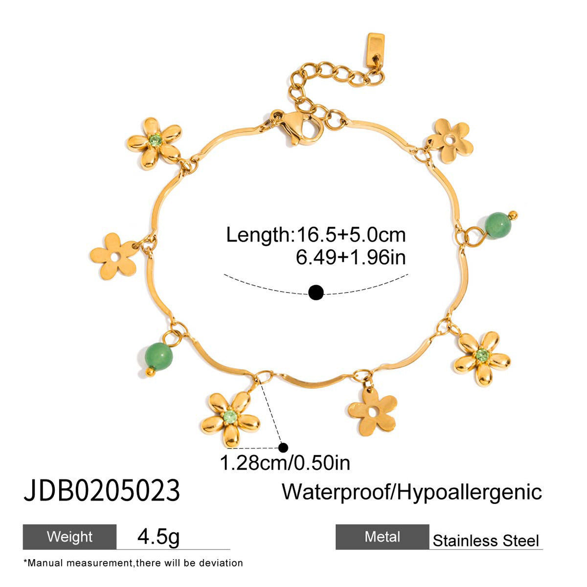 Stainless steel bow love cross bracelet