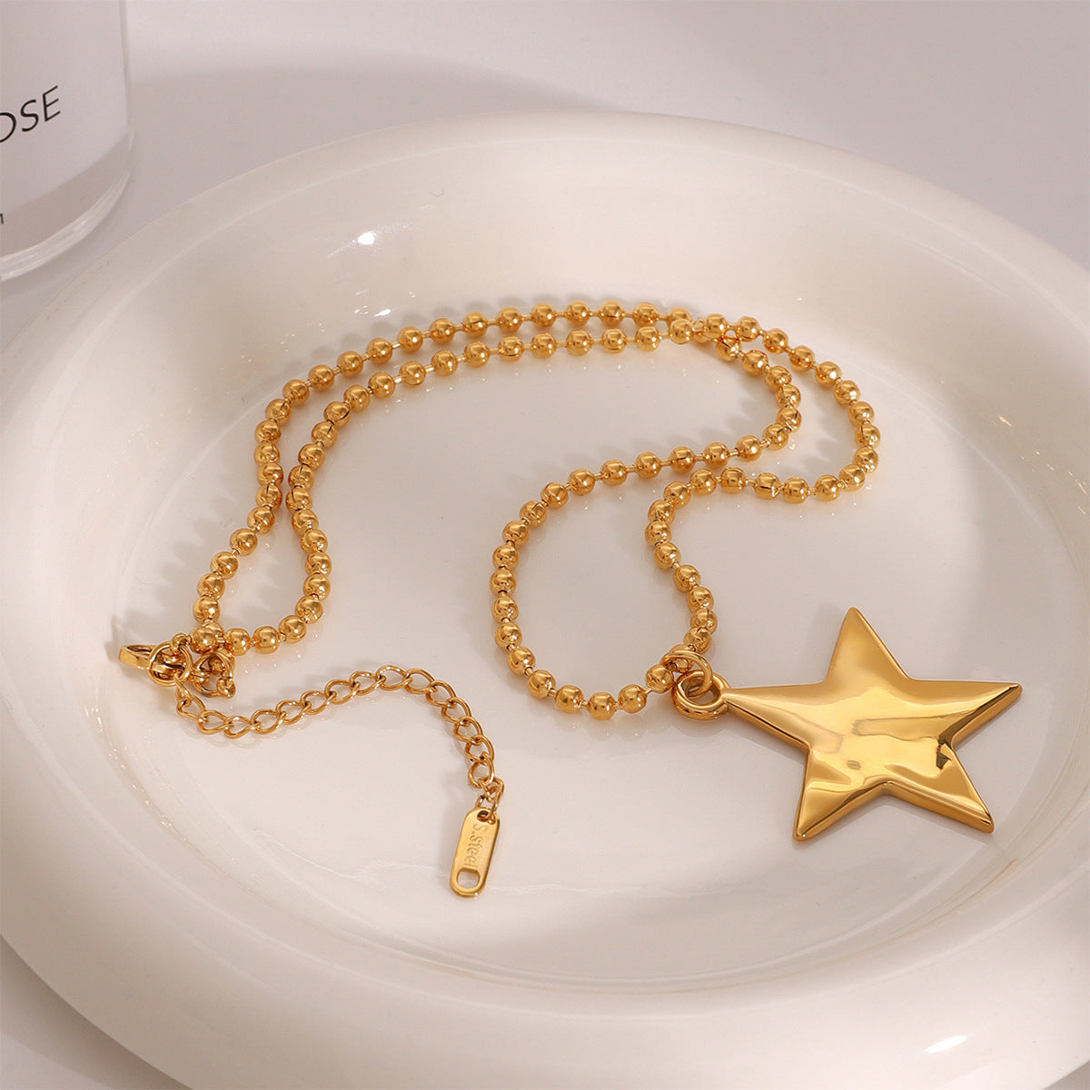 Star Titanium Steel Necklace