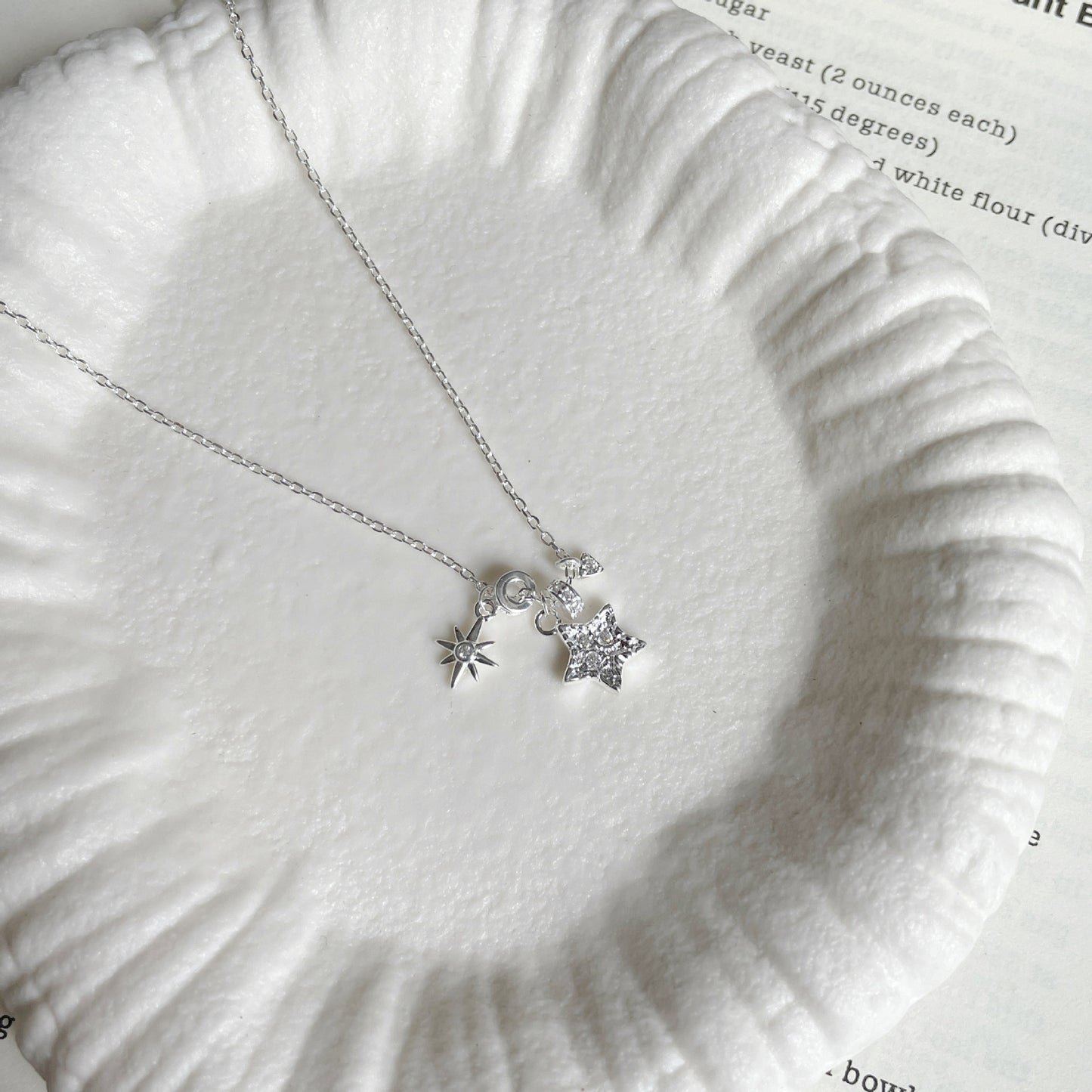S925 Sterling Silver Sweet Star Necklace