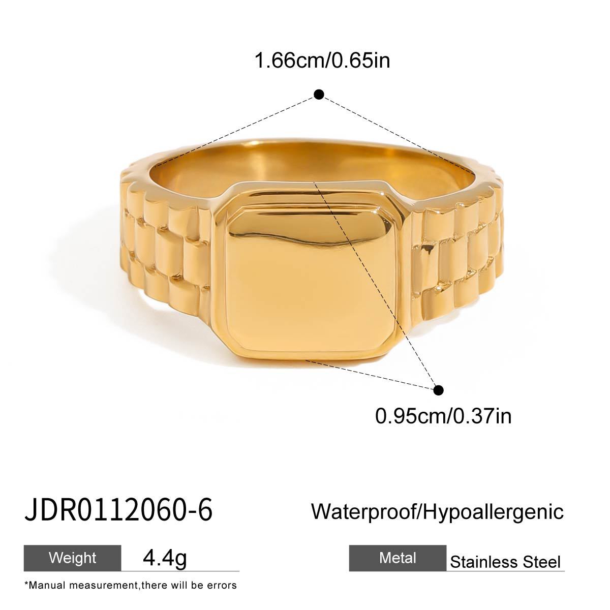 Titanium steel strap ring