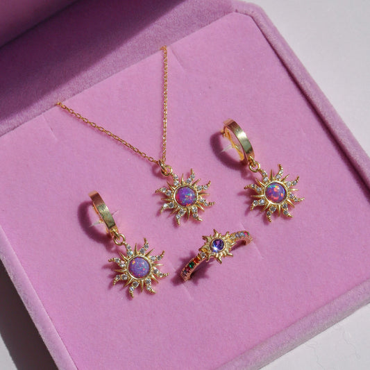 Barbie Opal Opal Pendant Necklace