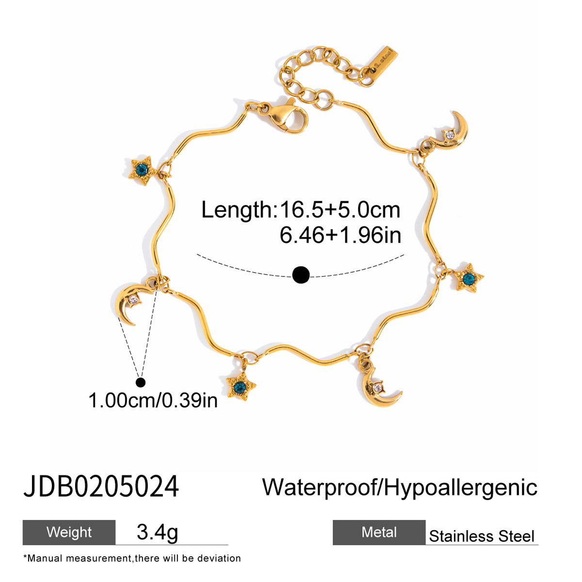 Stainless steel bow love cross bracelet