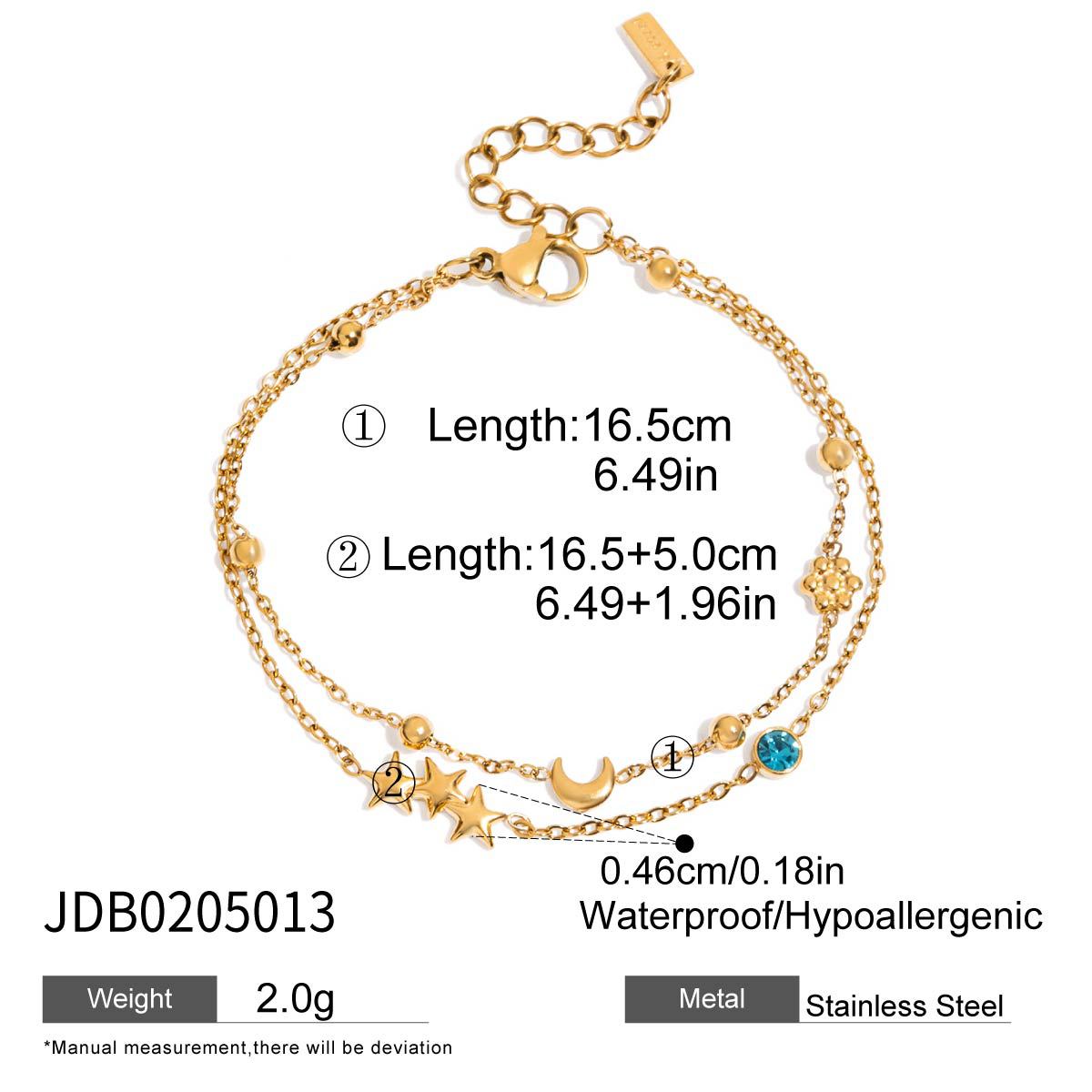 Design Sense Star Mangxing Stainless Steel Bracelet