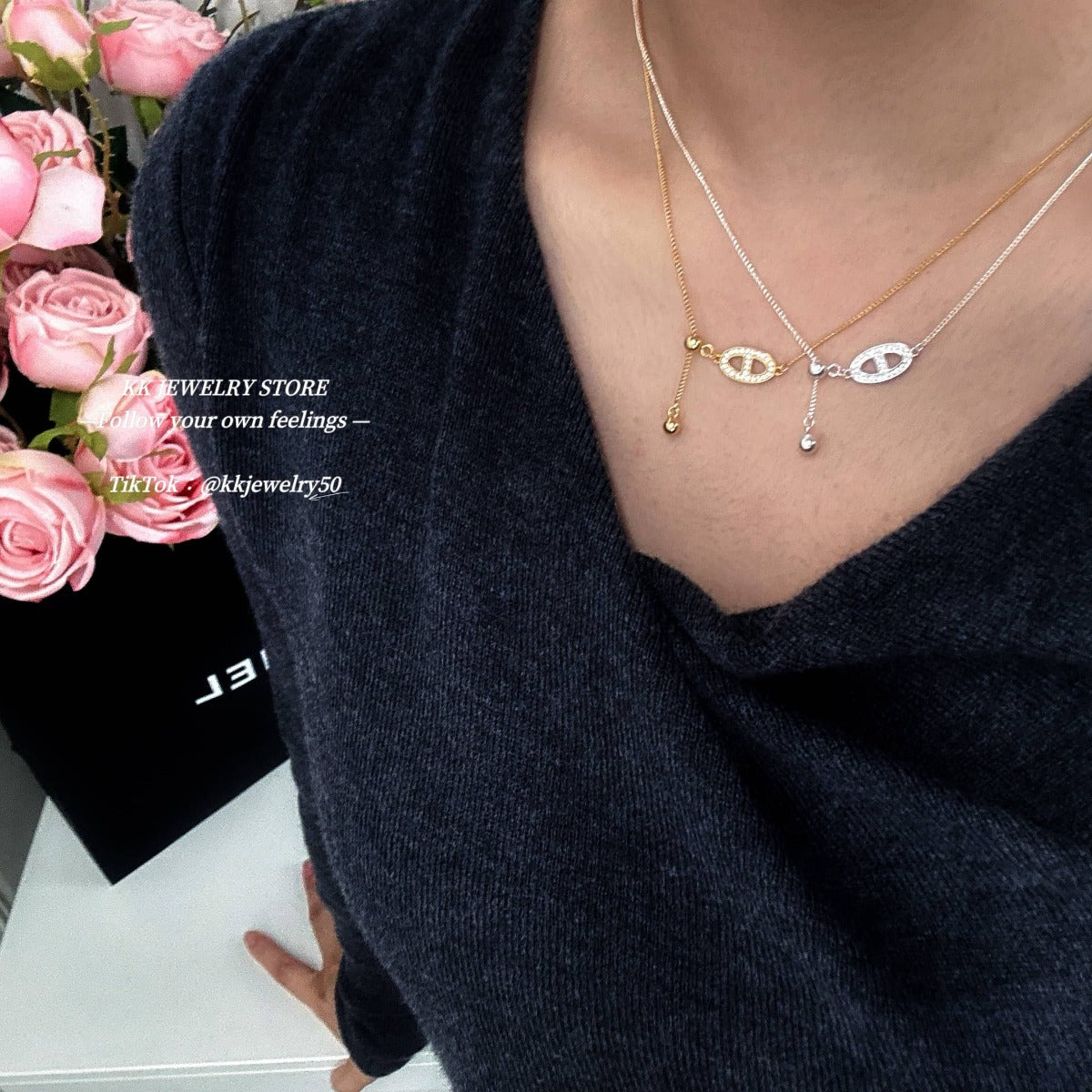 925 Sterling Silver Drawable Necklace