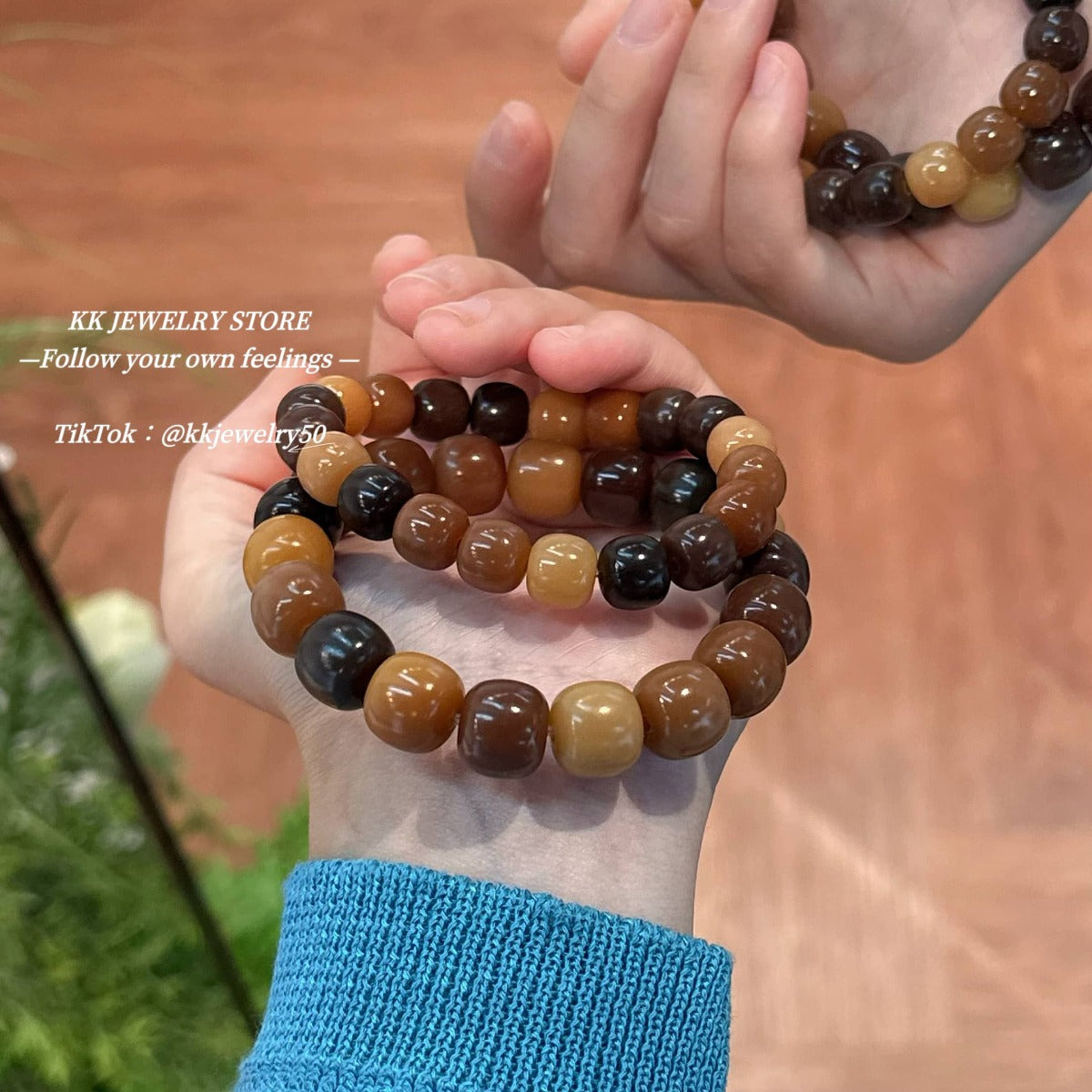 Original ecological Bodhi root bracelet