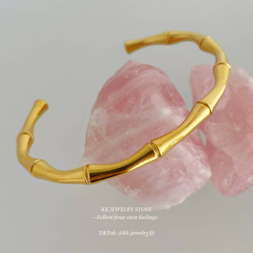 Growing Bamboo Opening Bracelet