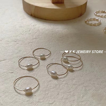 14K Gold-Plated Stackable Washable Ring